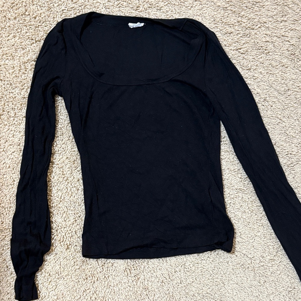 Cotton On Classic Black Long Sleeve Tee